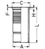 KOLBENSCHMIDT 89087110 Cylinder Sleeve